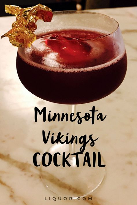 Viking Cocktail, Football Cocktails, Aquavit Cocktails, Tailgate Drinks, Viking Drink, Bowl Cocktails, Tailgating Food, Fun Drinks Alcohol, Low Alcohol Drinks