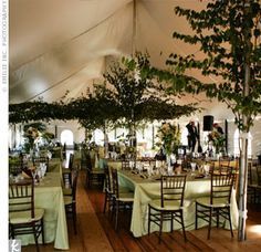 How to do a DIY woodsy/enchanted forest themed wedding in a tent ... Enchanted Forest Wedding, Table Scapes, Forest Theme, Tent Wedding, Forest Wedding, Enchanted Forest, Trendy Wedding, Wedding Themes, Reception Decorations