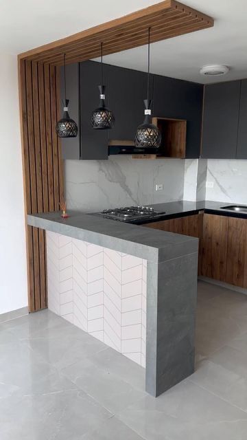 Zen Kitchen, Hiasan Dalaman Rumah, Desain Pantry, Interior Design Kitchen Small, تصميم للمنزل العصري, Kitchen Design Modern Small, Kitchen Interior Design Decor, Counter Design, Kitchen Interior Design Modern