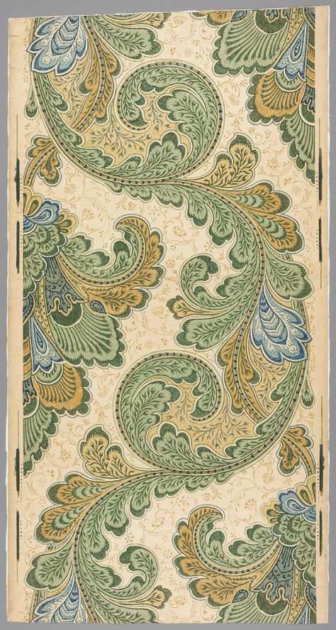 1895, Great Britain Patterns Textiles, Google Art Project, Paisley Wallpaper, Art Nouveau Pattern, Paisley Art, Printmaking Art, Textile Pattern Design, Paisley Design, Lino Print