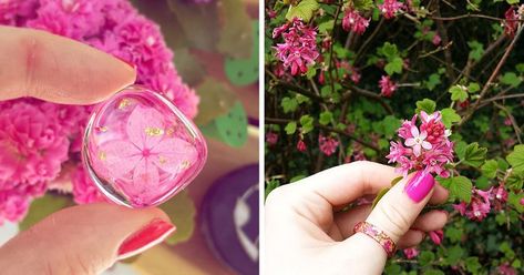 I Preserve The Beauty Of Nature In Eco-Resin Jewelry | Bored Panda Lost Forest, Hydrangea Care, Eco Jewelry, Shallow Water, Real Flower Jewelry, Eco Resin, The Beauty Of Nature, Irish Jewelry, Elements Of Nature