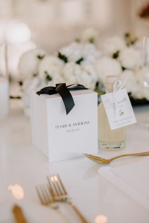 What cute gifts for the guests! Photography📸Bright Light Weddings Bramleigh Estate, Bonbonniere Ideas, Wedding Bonbonniere, Reception Signage, Melbourne Wedding, Wedding Styling, Wedding Table Centerpieces, Wedding Lights, Floral Centerpieces