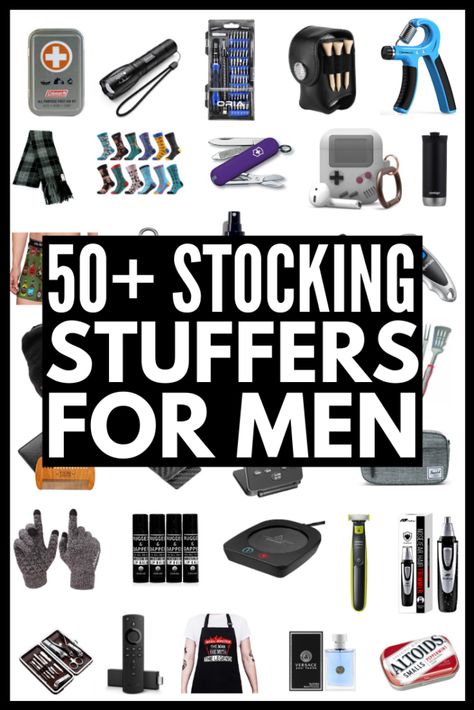 Dad Stocking Stuffers, Boyfriend Stocking Stuffers, Stocking Stuffers For Adults, Diy Stocking Stuffers, Diy Stockings, Christmas Stocking Gifts, Gifts For Guys, Stocking Stuffers For Men, Gift Guide For Him