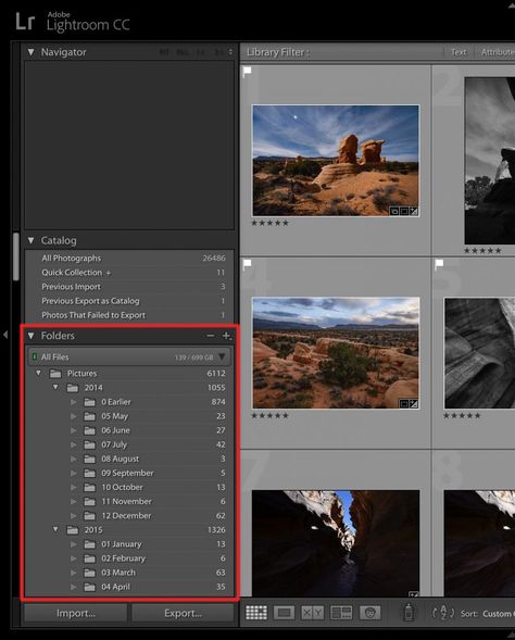 Folder-hierarchy Adobe Lightroom Tutorials, How To Use Lightroom, Lightroom Tutorials, Photography Software, Dslr Photography Tips, Beginner Photo Editing, Adobe Lightroom Cc, Lightroom Classic, Photoshop Painting