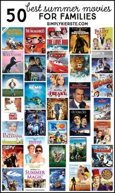 50 Best Summer Movie Best Summer Movies, Summer Movies, Kids Movie, Backyard Movie, Summer Movie, Family Fun Night, Kids' Movies, Family Movie, Outdoor Movie