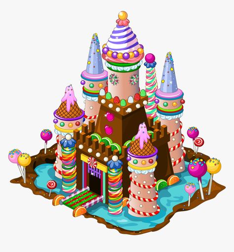 Family Guy Videos, Castle Png, Candy Castle, Family Guy Funny Moments, Castle Illustration, Candy Tree, Colorful Desserts, Tree Family, Star Illustration