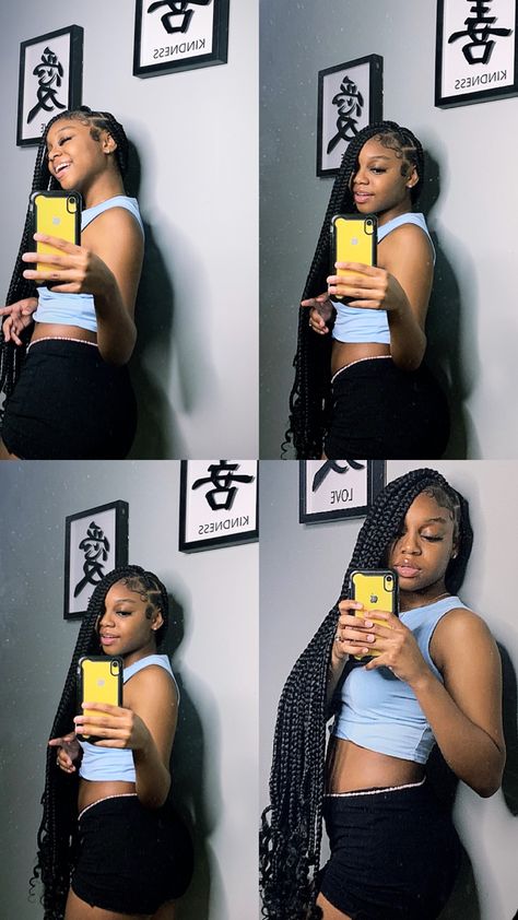 4 Grid Instagram Story, Instagram Layout Ideas Story, Leray Braids, Layout Pics, Girl Vision Board, Coi Leray Braids, Apps For Girls, Instagram Account Ideas, Coi Leray