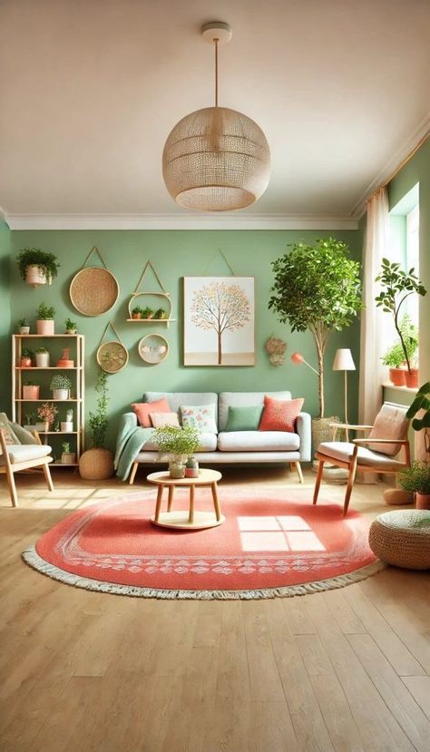 What Color Rug Goes With Sage Green Walls? (15 Ideas) 30 Flooring For Green Walls, Light Green Entryway, Sage Green Hallway Ideas, Green Entryway, Light Green Walls, Green Wall Color, Green Painted Walls, Hallway Colours, Colorful Room Decor