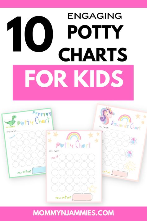 Discover 10 Engaging Potty Training Charts for Kids that you can't miss! Diy Potty Chart, Free Potty Training Chart Printables, Free Potty Chart, Free Printable Potty Chart, Fun Potty Training Charts, Dinosaur Potty Chart Free Printable, Potty Training Charts For Girls Diy, Printable Potty Training Chart, Potty Training Charts