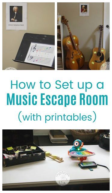 Escape Rooms are a great hands-on critical thinking activity for small groups like a homeschool co-op. Check out this Music Themed Escape Room with Free Printables! #escaperoom #homeschool #coop #handsonlearning Homeschool Escape Room, Music Homeschool, Homeschool Tools, Escape Room Diy, Homeschool Coop, Free Classroom Printables, Stem Lessons, Music Activity, Escape Room For Kids