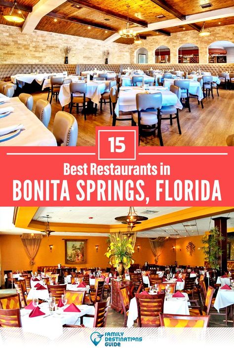 Want to see the best restaurants in Bonita Springs, FL? We’re FamilyDestinationsGuide, and we’re here to help: From incredible brunch spots and amazing places to eat dinner, to local foodie spots and hidden gems, discover the BEST Bonita Springs restaurants - so you get memories that last a lifetime! #bonitasprings #bonitaspringsrestaurants #restaurantsinbonitasprings #bestrestaurantsinbonitasprings #placestoeatbonitasprings Bonita Springs Florida Things To Do, Altamonte Springs Florida, Coral Springs Florida, Bonita Springs Florida, Best Seafood Restaurant, Brunch Places, Vacation Florida, Springs Florida, Dinner Restaurants