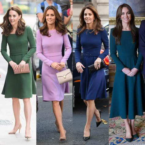 10 Hidden Messages in Kate Middleton's Recent Fashions - Dress Like A Duchess Duchess Catherine Style, Princess Kate Middleton Style, Kate Middleton Outfits Dresses, Kate Middleton Outfits Classy, Kate Middleton Dresses Classy, Casual Kate Middleton, Vestidos Kate Middleton, Kate Middleton Style Dresses, Kate Middleton Fashion