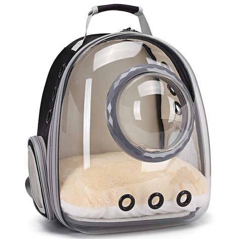 Bubble Cat Carrier Backpack, Transparent Pet Carrier Backpack for Small Puppy and Bunny, Space Capsule Bubble Cat Backpack Ca Puppy And Bunny, Cat Carrier Backpack, Bubble Cat, Pet Carrier Backpack, Cat Backpack Carrier, Pet Travel Bag, Small Puppy, Pet Backpack Carrier, Rabbit Cages