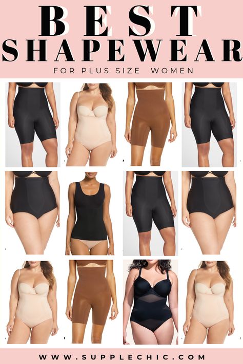 Outfits For Mommy Tummy, Women's Shapewear Plus Size, Plus Size Body Shapers For Dresses, Plus Size Shapewear Full Figured, Girdles Shapewear Plus Size, Body Shapers Before And After, Plus Size Shapewear Before And After, Bodycon Dress For Plus Size Women, Best Shapewear For Tummy Plus Size