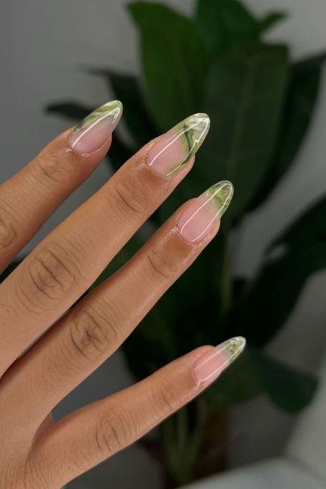 Jade Green Nails, Green Nails, 2024 nails, green nail ideas, sage green nails, emerald green nails, spring nails, Green Nail Ideas Gel Nails Spring 2024, Boujie Nails, Green Marble Nails, Paznokcie Hello Kitty, Jade Nails, Unghie Sfumate, Kutek Disney, Manikur Kuku, Nagel Tips