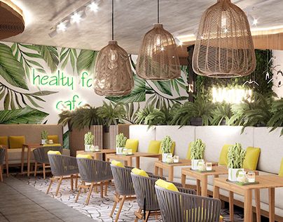 Check out new work on my @Behance profile: "HEALTHY FOOD CAFE concept for interior design cafe" http://be.net/gallery/92191245/HEALTHY-FOOD-CAFE-concept-for-interior-design-cafe Healthy Restaurant Design, Lavabo Design, Work Cafe, Rattan Weaving, Cafe Concept, Healthy Restaurant, Estilo Tropical, Coffee Shops Interior, Cafe Interior Design