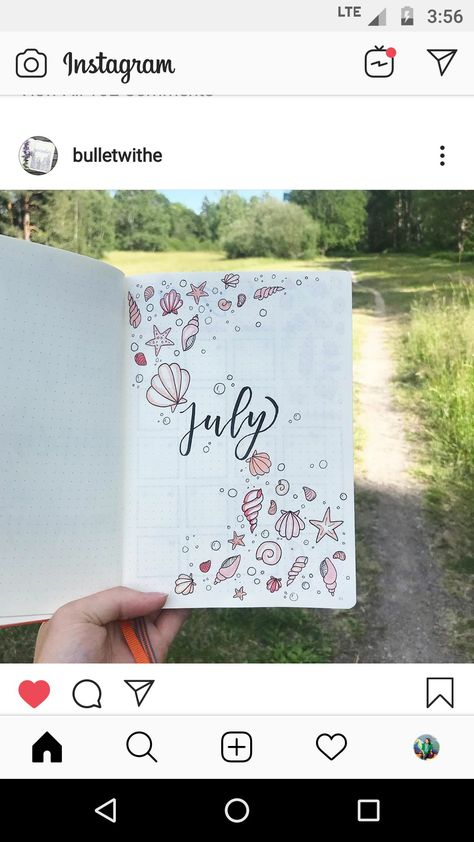 July Bullet Journal, Bullet Journal August, Bullet Journal Titles, Bullet Journal 2020, Bullet Journal Font, Creating A Bullet Journal, Bullet Journal Aesthetic, Bullet Journal Notebook, Bullet Journal Design Ideas