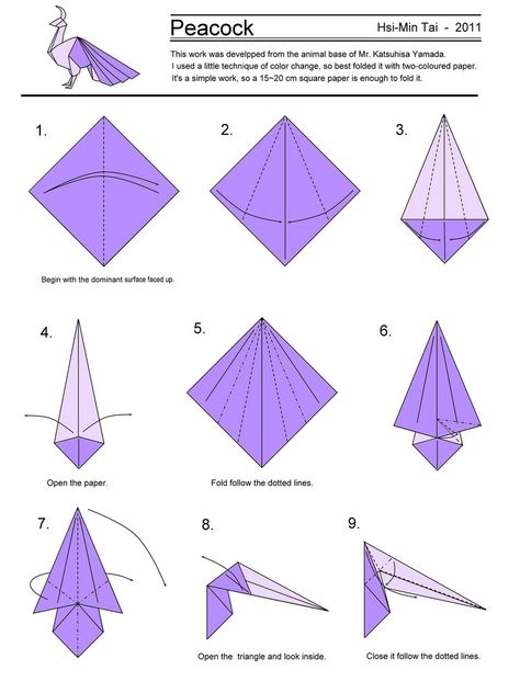 Origami Printables Templates, Origami Steps, Origami Printables, Sticky Note Origami, Basic Origami, Origami Templates, Origami Birds, Creative Origami, Origami Diagrams