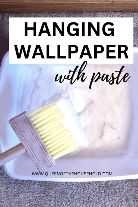 How To Hang Wallpaper With Paste, Hang Wallpaper, My Wallpaper, First Then, Drops Patterns, How To Hang Wallpaper, How To Hang, Daughters Room, Pink Room