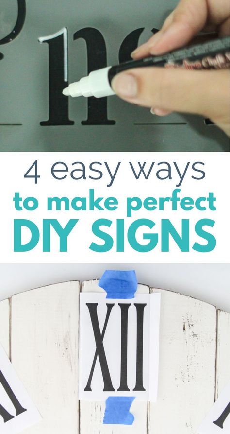 Stencil Letters On Wood, Painted Letters On Wood, Diy Wooden Sign, Write On Wood, Family Rules Sign, Words On Wood, Stencils For Wood Signs, Wooden Signs Diy, Wood Projects That Sell