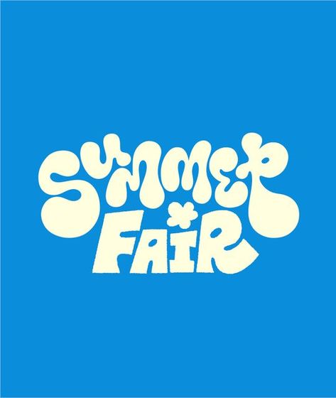 Kai K ✿ 鄺芷沂 on Instagram: "If there's anyone who understands the power of fun and funky hand-lettering... it's the folks running @sjmade 🥰 I was in charge of creating the new logotype for the Summer Fair event! Since there's an emphasis on different "sections" of the event this year we wanted a logotype with eclectic elements that also worked well together. Sadly I will not be in town for the event, but it's even bigger and better than last year so I'd highly encourage you to go!   Swipe through to see the approved logotype, early concepts in progress, and finally the full poster design complete with @/victoriallama's fantastic illustrations! ---- 😮🌞🎉 OOOOH! @sjmade’s next big event! SJMADE Summer Fair 2024 is happening on July 6-7, 2024. Located indoors at Santa Clara Convention Cente Funky Poster Design, Fun Typography Poster, Playlist Collage, Summer Festival Illustration, Summer Typography Design, Summer Festival Poster Design, Art Fair Poster, Summer Logo Design, Summer Festival Poster