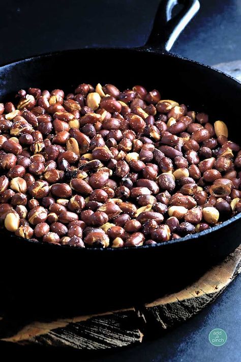 Roasted peanuts make a delicious quick snack. Roasted in a skillet and tossed with a little salt while warm, these peanuts will quickly become a favorite. Roasted Peanuts Recipe, Salted Peanuts, Raw Peanuts, Okra Recipes, Avocado Salad Recipes, Peanut Recipes, Nut Recipes, Roasted Nuts, Quick Snack