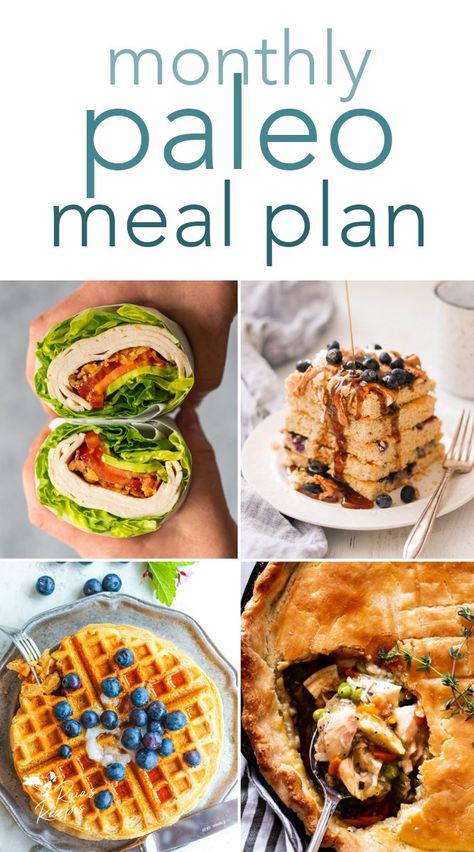 Paleo Meals For Two, Paleo Breakfast Prep, Paleo Lunches For Work, Minimal Recipes, Paleo Weekly Meal Plan, Paleo Lunch Recipes, Gundry Recipes, Aip Meals, 1200 Calorie Diet Meal Plans