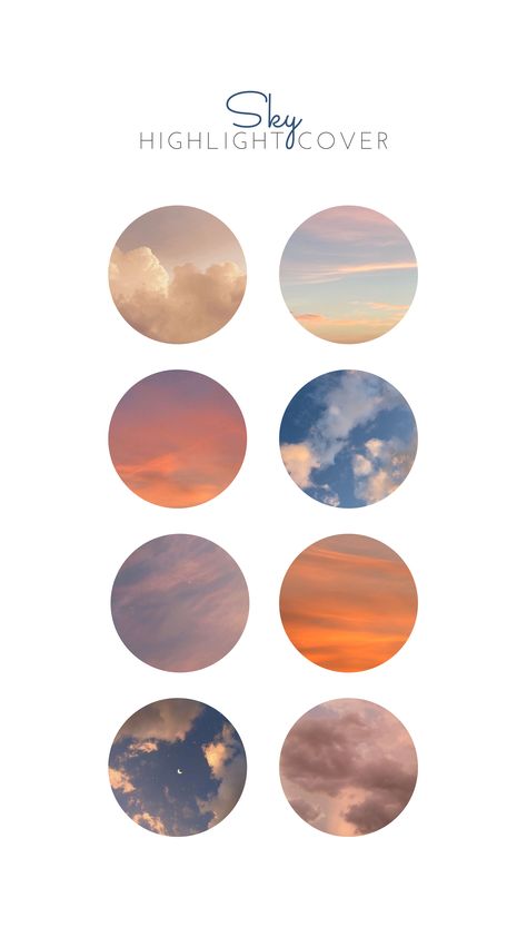 Sky Aesthetic Highlight Cover, Nature Highlight Name Instagram, Sky Icon Instagram Highlight, Sunset Icon Instagram Highlight, Sunset Ig Highlight Cover, Sunset Highlight Cover Instagram, Sky Highlight Cover Instagram, Sky Aesthetic Instagram Story, Nature Instagram Story