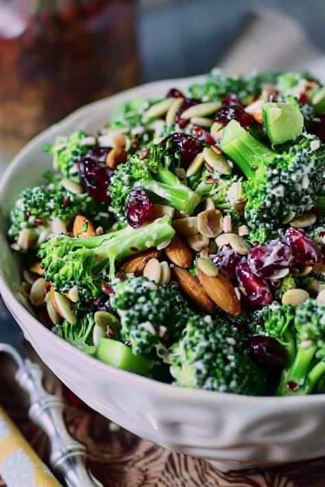 There’s something truly delightful about a Broccoli Salad. Broccoli Salad With Sunflower Seeds, Salad With Sunflower Seeds, Slow Cooker Pork Chops Recipes, Apple Broccoli Salad, Broccoli Salad With Cranberries, Slow Cooker Pork Chops, Harvest Salad, Broccoli Salad Recipe, Salad Recipes For Dinner