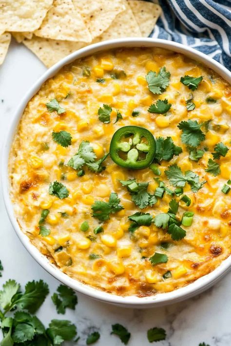 Zesty Corn Dip, Chipotle Corn Dip, Corndip Corn Dip Recipes Simple, Hot Corn Dip Crockpot, Corn Dip Crockpot Recipes, Corn Appetizer Recipes, Crock Pot Corn Dip, Southwest Corn Dip, Crockpot Corn Dip