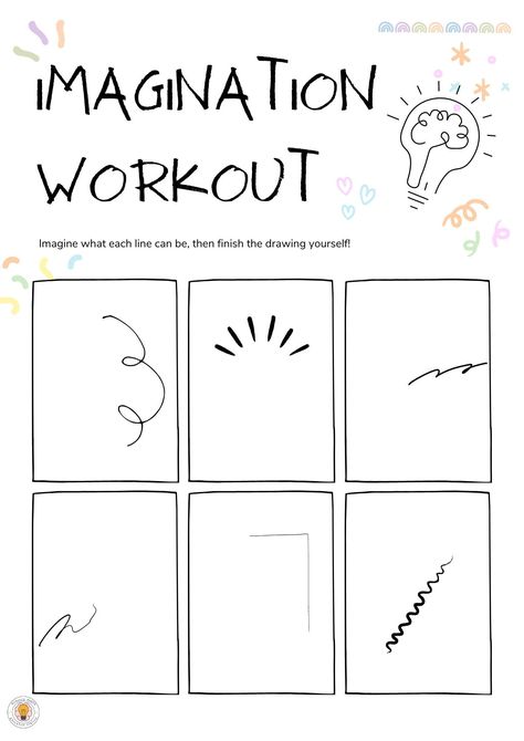 Imagination Workout an Exercise in Creativity and Imagination - Etsy