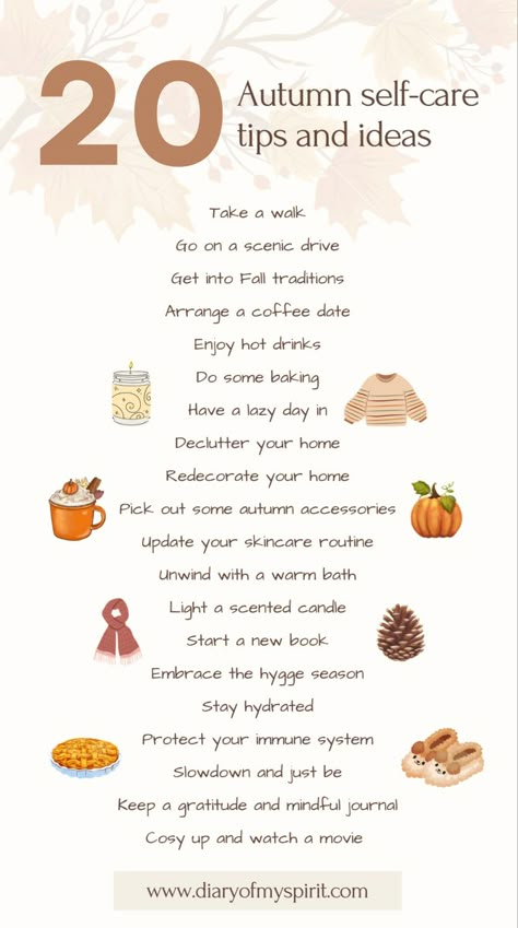 Best autumn self care tips Why Fall Is The Best Season, Autumn Self Care Challenge, September Self Care Ideas, Self Care Autumn, Fall Reset Routine, How To Romanticize Fall, Fall Self Care Ideas, Fall Self Care Aesthetic, Autumn Morning Routine