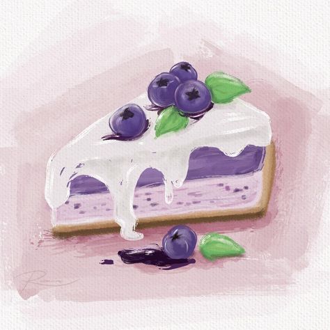 "Traditional look " Digital oil painting Cookie Painting Canvas, Cake Acrylic Painting, Dessert Painting, Pinboard Ideas, Paintings Diy, Cake Painting, Crayon Painting, Gouache Color, Cake Drawing