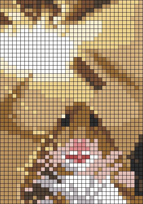 Staring Hamster, Alpha Patterns Pixel Art, Funny Pixel Art, Hamster Funny, Square Drawing, Pixel Grid, Grid Patterns, Graph Crochet, Pixel Crochet