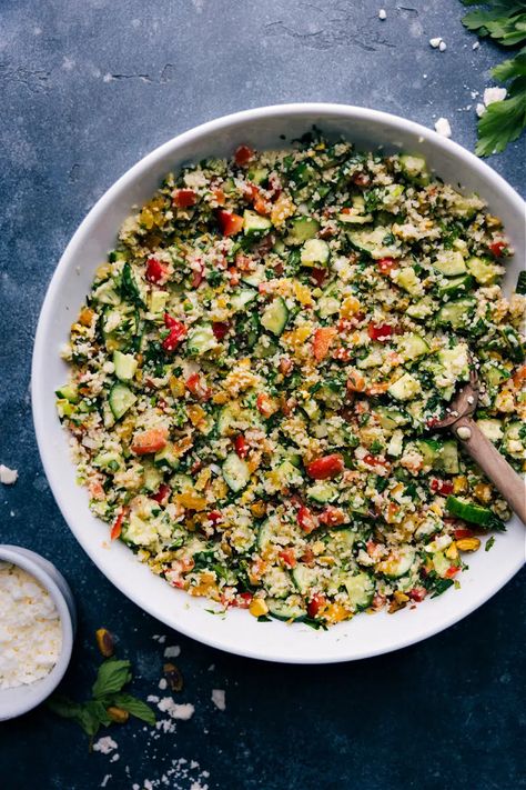 Bulgur Salad - Chelsea's Messy Apron Bulgar Recipes, Quick Healthy Side Dishes, Bulgar Wheat Salad, Bulgur Wheat Recipes, Mind Diet Recipes, Bulgur Recipes, Lamb Salad, Bulgar Wheat, Chelsea's Messy Apron