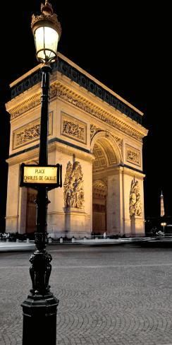 size: 24x12in Photographic Print: Paris Nights I by Jeff Maihara : Subjects Kitzingen Germany, Lamp Posts, Paris Poster, Dream Place, Street Lights, Awesome Places, Paris At Night, Living In Paris, Paris City