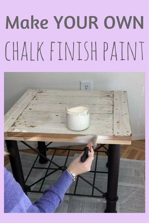 Paint With Baking Soda, Baking Soda Paint, Diy Chalk Paint Recipe, Make Chalk Paint, Chalk Paint Furniture Diy, Chalk Paint Recipe, Homemade Chalk Paint, Chalk Ideas, Homemade Chalk