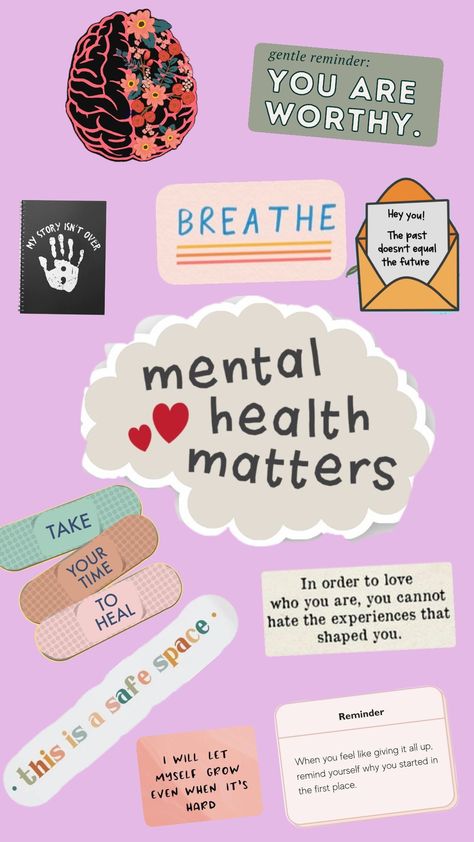 Your Mental Health MATTERS; nothing and no person is worth your mental health decline! Don't push it down, cry, scream, Shout, punch your pillow. #mentalhealth #happinessisabutterfly #selfcare #selfloveaesthetic Mental Health Draws Ideas Poster Easy, Mental Health Board, Halloween Mental Health, Mental Health Awareness Day, Health Equipment, Music Poster Ideas, Health Post, Positive Mental Health, Art Therapy Activities