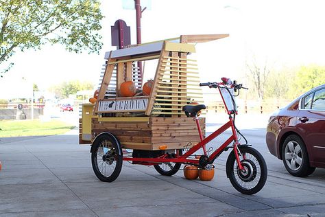 Culturestand by Urban AGRI-tecture Roda Gerobak, Bicycle Cart, Indian Cafe, Bike Cafe, Gerobak Dorong, Food Bike, Bike Food, Mobile Cafe, Bike Cart