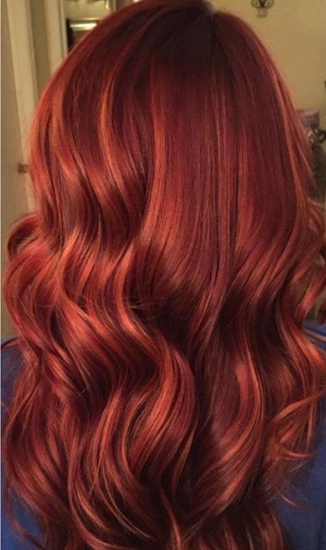 Summer Hair Color Ideas, Wavy Curls, Awesome Hair, Summer Hair Color, Summer Hair, Hair Color Ideas, Hair Colors, Wavy Hair, Red Hair