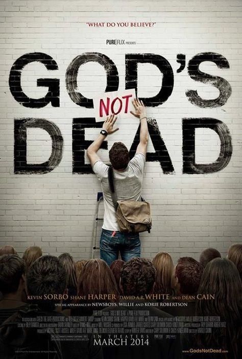 God's Not Dead movie. God's Not Dead, Gods Not Dead, Christian Movies, God Loves Me, God Is Good, Way Of Life, Motion Picture, The Words, Soundtrack