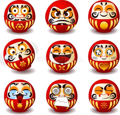 Tattoo Daruma, Daruma Doll Tattoo, Tato Ikan Koi, Yakuza Tattoo, Doll Tattoo, Ikan Koi, Japan Crafts, Daruma Doll, Japanese Tattoos