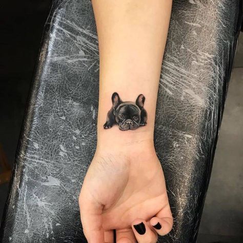 Bulldogge Tattoo, Puppy Tattoo, French Bulldog Tattoo, Matching Friend Tattoos, Tatuagem Masculina Pequena, Matching Best Friend Tattoos, Bulldog Tattoo, City Tattoo, Bulldog Francese