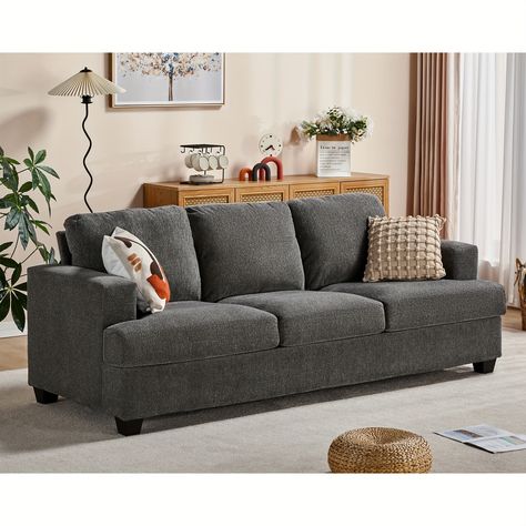 Uncover incredible deals and embrace a seamless shopping spree on Temu! 😊
🎉 Coupon price[$336.60] -71%
89 Inch 3-Seater Plush Comfort Couch - Plush Extra Deep Seats for Ultimate Comfort and Relaxation, Designed for Maximum Comfort and Support - Perfect for Cozying Up in Your Living Room or Apartment Lounge, Luxurious Grey Chenille Upholstery for a Sophisticated Look Modern Couches, Apartment Lounge, Couches For Living Room, Sofa 3 Seater, Comfortable Couch, Tree Species, Plush Sofa, Sofa Review, Modern Couch