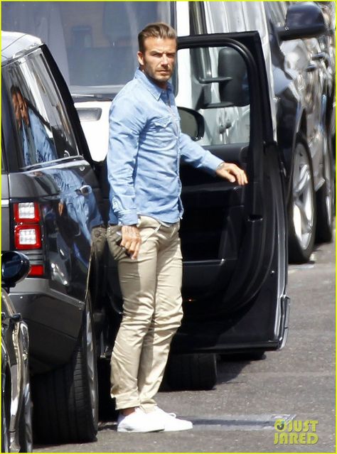 Beckham Outfit, David Beckham Outfit, ديفيد بيكهام, David Beckham Style Outfits, David Beckham Style, Victoria And David, Style Masculin, Golf Exercises, Best Mens Fashion