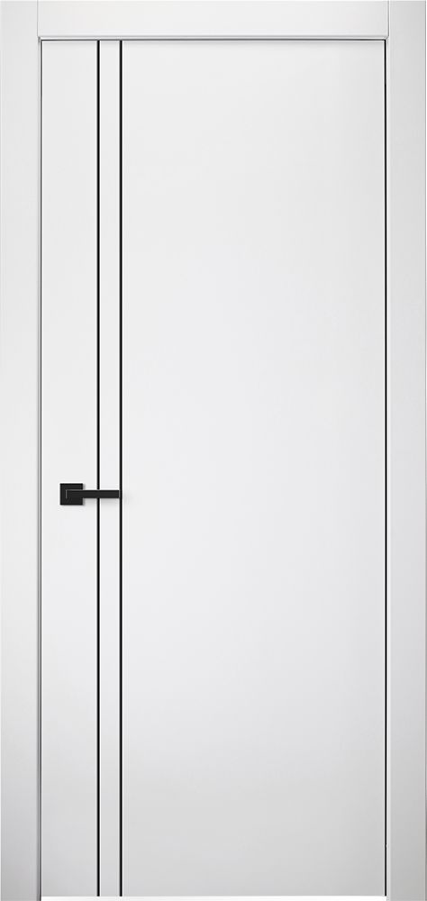 White interior door