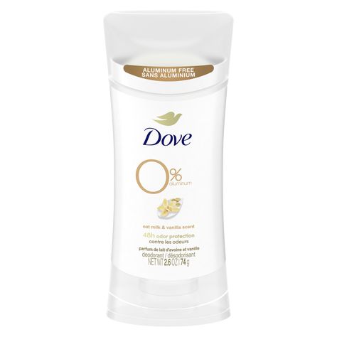 0% Aluminum Deodorant Stick Oat Milk & Vanilla Scent  - Dove | Dove Dove Vanilla, Vanilla Sticks, Dove Roll On, Dove Antiperspirant, Dove Deodorant, Pamper Skin, Roll On Deodorant, Winter Items, Dove Men Care