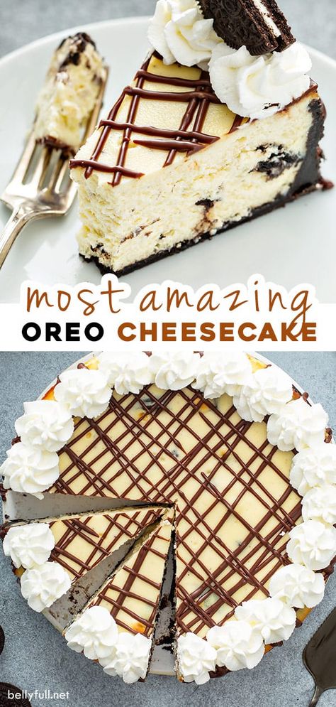 Freeze Cheesecake, Cheesecake Factory Oreo Cheesecake, Cookies And Cream Dessert, Freeze Cheese, Baked Oreo Cheesecake Recipe, Oreo Cheesecake Recipe, Oreo Cheesecake Cookies, Oreo Cheesecake Recipes, Cookies And Cream Cheesecake