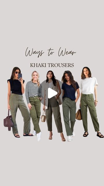 EStyle Expressions │ Style Alchemist  │ Outfit Ideas on Instagram: "5 Ways to Wear casual Khaki Trousers!

Comment “Links” for outfit details. 🔗

#khakhi #khakitrousers #casualvibe #springfashion #fashiontips #outfit #outfitinspiration #outfitinspo #outfitideas #ootd #stylingtips #styleinspiration #estyle #howtowear #waystowear #waystostyle #eternalstyle #estyleexpressions" Alchemist Outfit, Khaki Trousers Outfit, Khaki Trousers, Fashion Mistakes, Style Mistakes, Outfit Details, 5 Ways, Spring Fashion, Outfit Inspirations