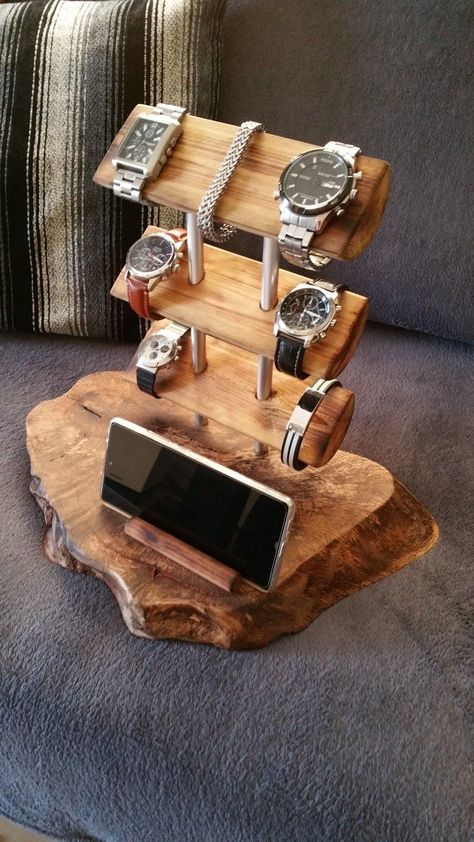 watch brand #watchesofinstagramm #casio watch Watch Stand Display, Wooden Watch Holder, Wooden Watch Stand, Wood Watch Holder, Diy Watch Display, Watch Stand Diy, Diy Watch Holder, Bracelet Holder Diy, New Home Furniture